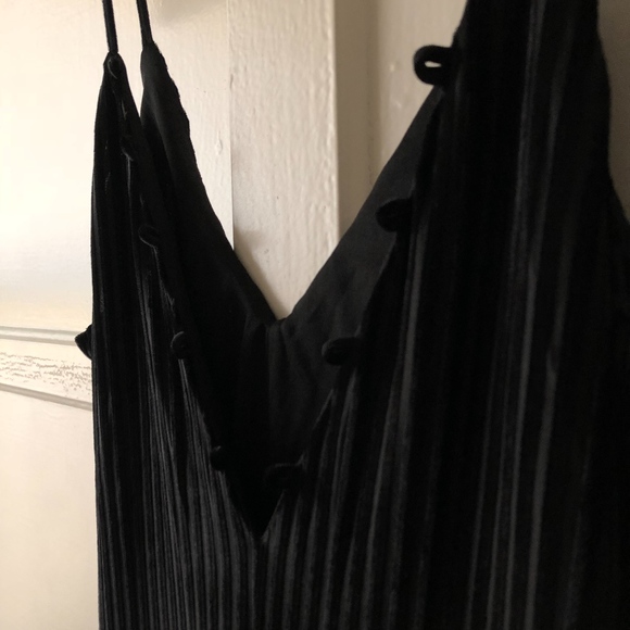 Lost + Wander "Carmen" Velvet Burnout Jumpsuit - Picture 4 of 7